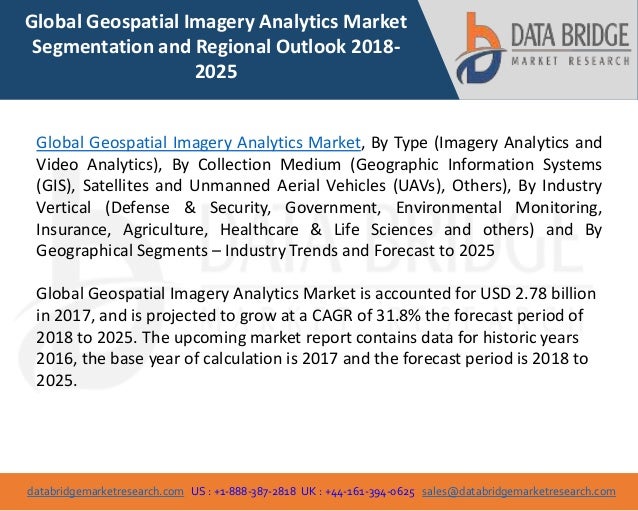global geospatial imagery analytics market industry trends and forec