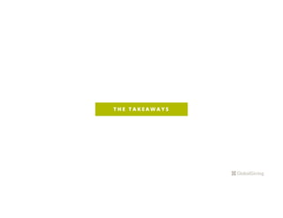 T H E T A K E A W A Y S
 