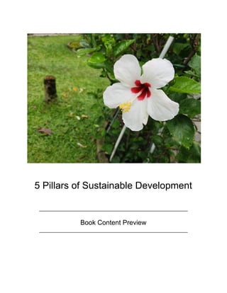 5 Pillars of Sustainable Development
____________________________________________________________
Book Content Preview
____________________________________________________________
 