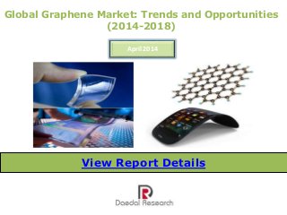 Global Graphene Market: Trends and Opportunities
(2014-2018)
April 2014
View Report Details
 