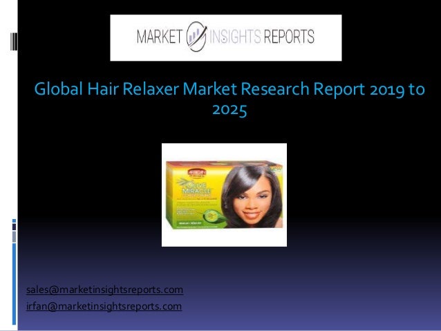 Global Hair Relaxer Market Insights Forecast To 2025