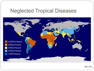 Neglected Tropical Diseases
CDC, 2011
 