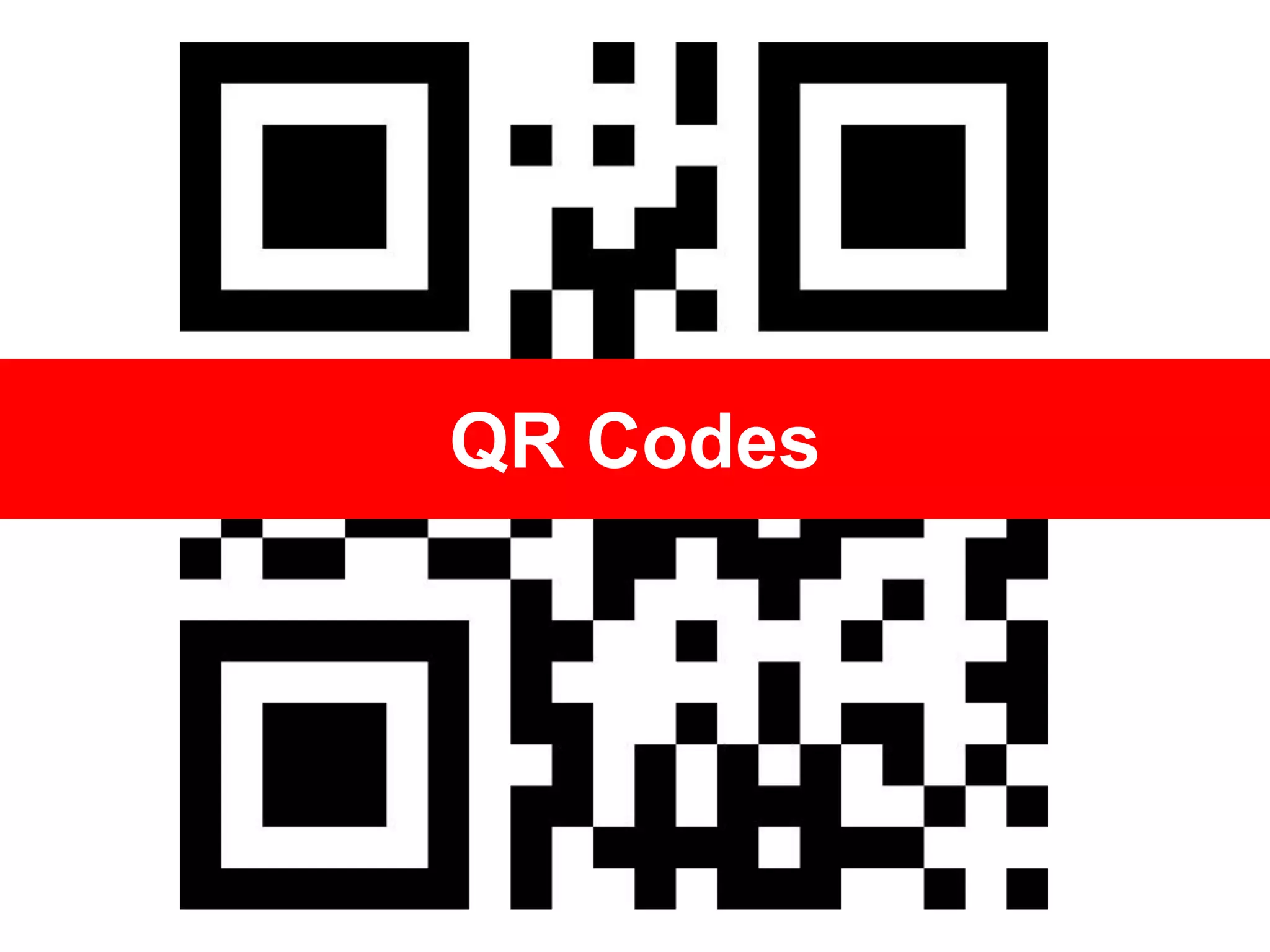 QR Codes
 
