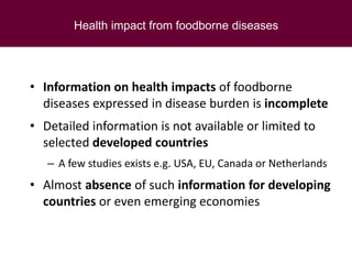 Global health issues with focus on food safety in Southeast Asia