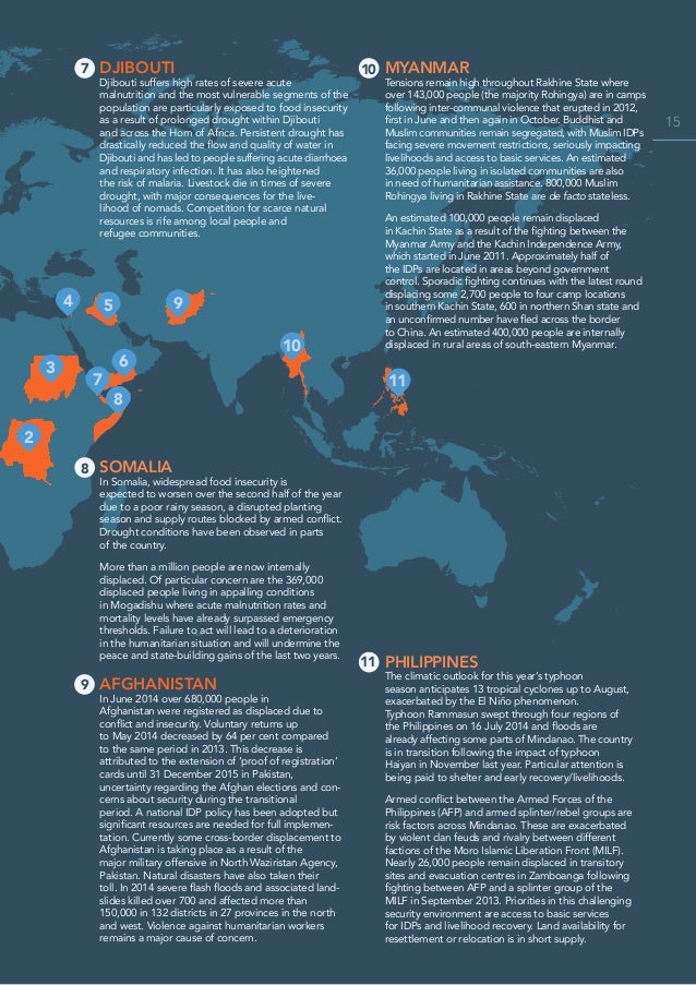 UNOCHA Global Humanitarian Overview. Status Report of august 2014