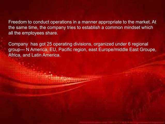 Global human resource management at coca cola