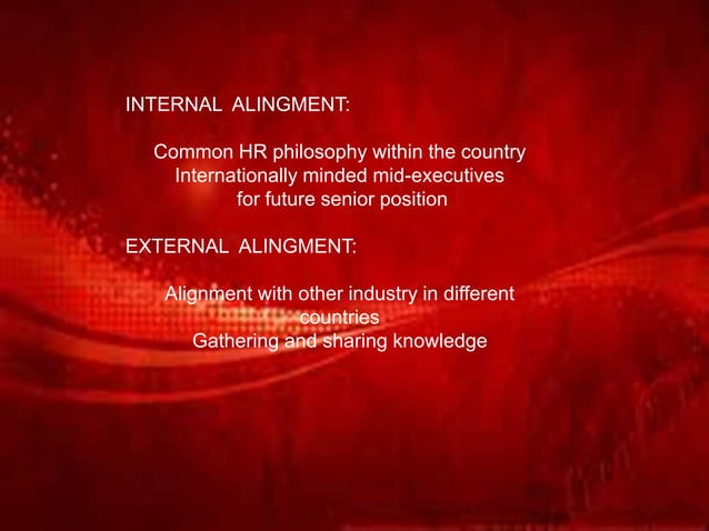Global human resource management at coca cola  PPT
