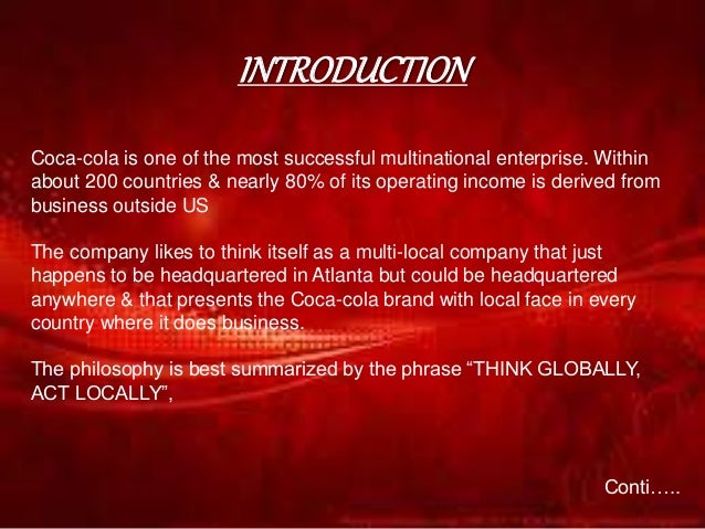 management of financial resources in coca cola How management functions are performed at coca cola the top management at coca-cola also engages in tactical planning in and human resources. management of financial resources in coca cola How management functions are performed at coca cola the top management at coca-cola also engages in tactical planning in and human resources.