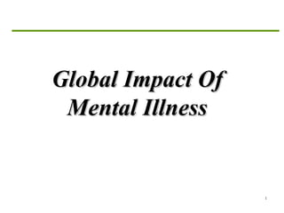 Global Impact Of Mental Illness 