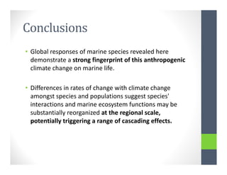 Global imprint of climate change on marine life | PDF
