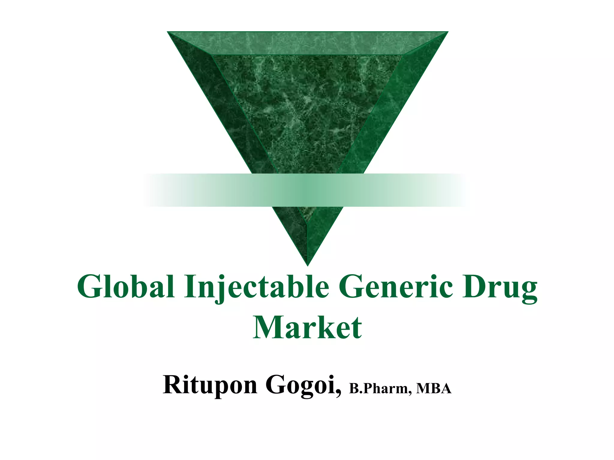 Global Injectable Generic Market | PPT
