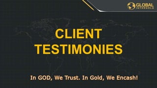 Leadership Program
YOU
€3255
€3255 €3255
€XXX€XXX€XXX€XXX
When you and
your team has
finished the
FIRST table we
will get a
BONUS
REWARD!
PLUS GOLD
WATCH!
CLIENT
TESTIMONIES
 