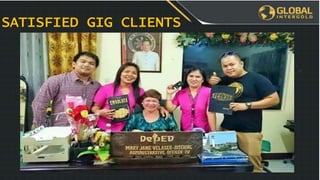 SATISFIED GIG CLIENTS
 