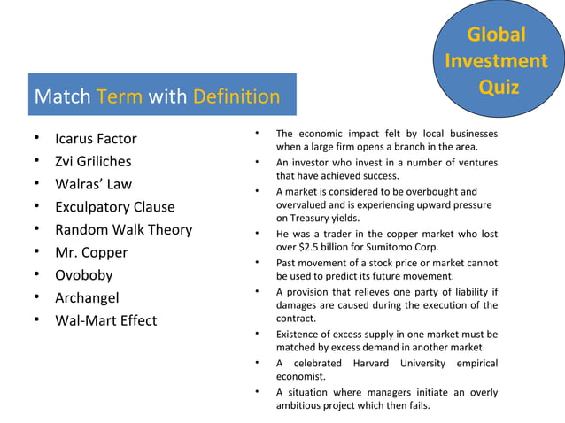 Investment Quiz | PPT