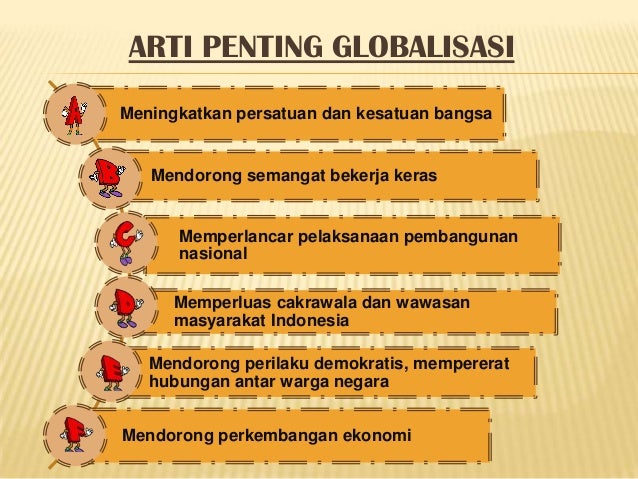 Jelaskan arti penting globalisasi bagi indonesia