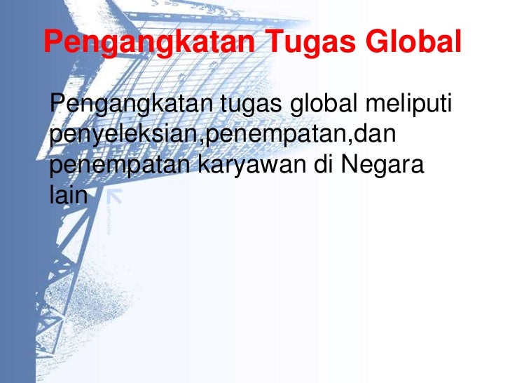 Globalisasi Manajemen Sdm