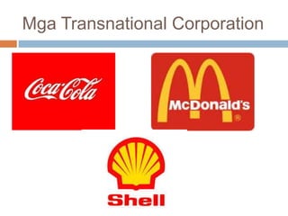 Mga Transnational Corporation
 