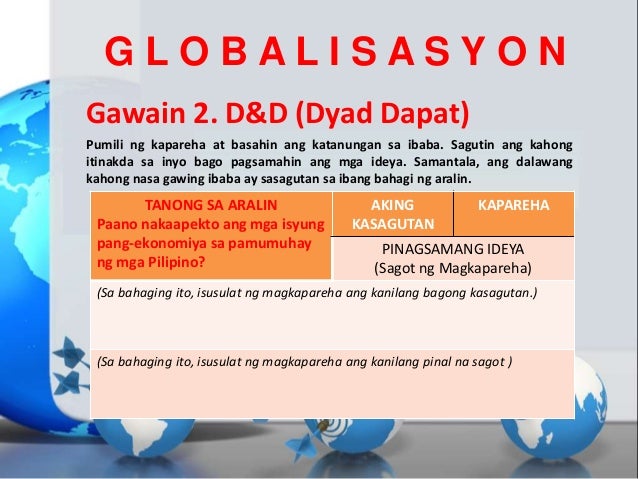 Globalisasyon Week 1 Alamin