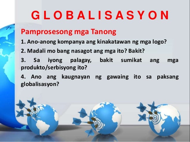 Globalisasyon week 1 alamin
