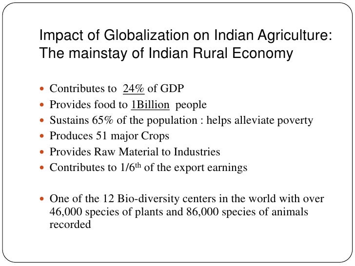 Sociological Analysis of Globalization and its Impact on Rural Economy Sociological Analysis of Globalization and its Impact on Rural Economy