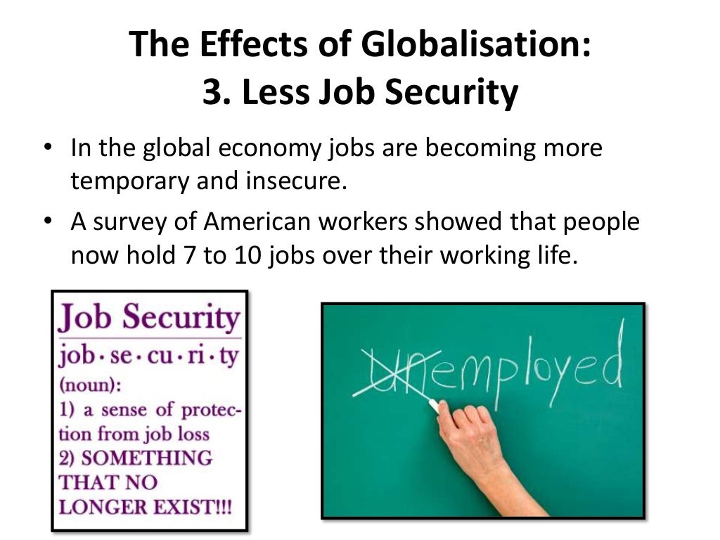 The Causes and Effects of Globalisation