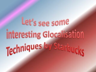 Glocalisation | PPTX