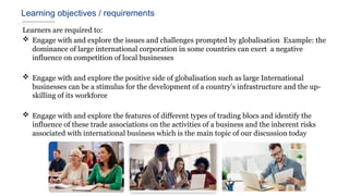 Globalization Examples Today Globalisation - International Business Unit5.pptx