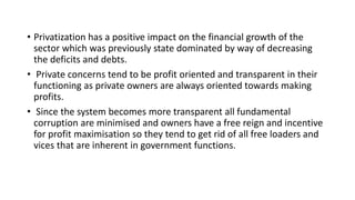 Globalisation and privatisation | PPTX