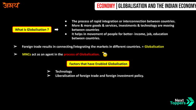 Globalisation And The Indian Economy Pdf