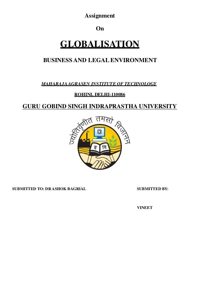 Business globalisation assignment
