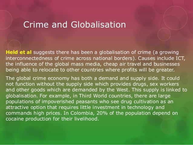 globalisation and crime essay