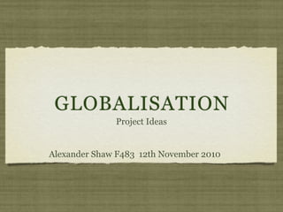 Globalisation presentation