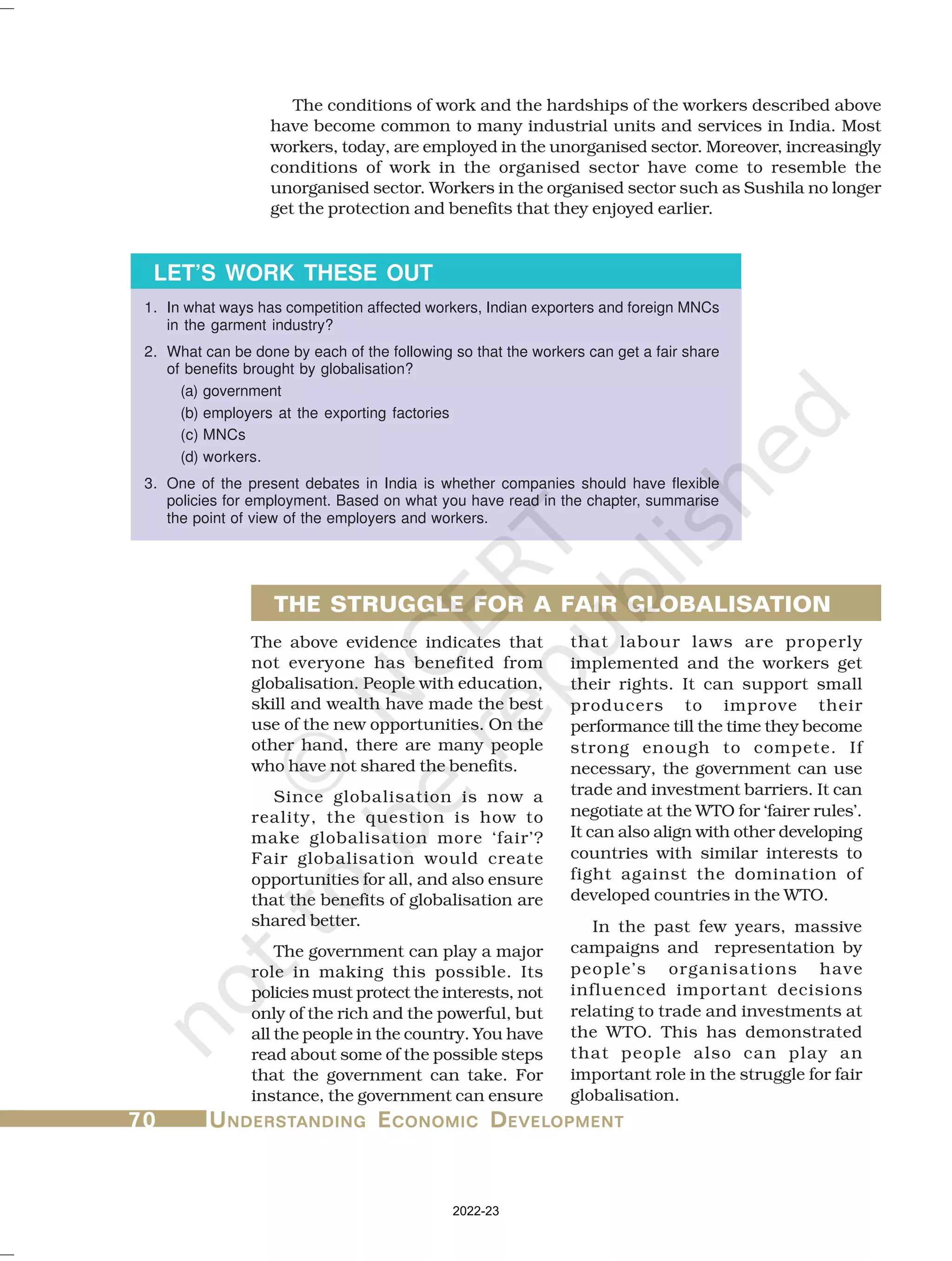 Globalisation Project Pdf