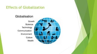 Effects of Globalization
 