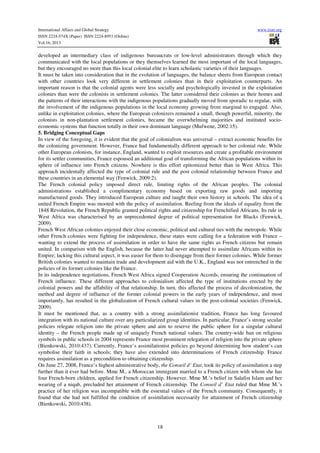 Globalising the french language neo-colonialism or development | PDF