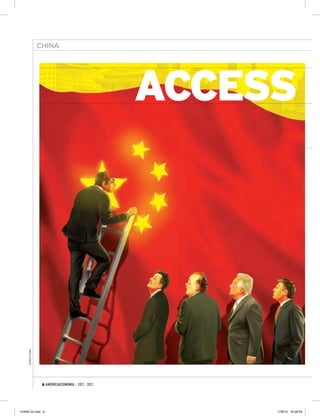 CHINA




                                                          ACCESS R
     PATRICIO OTNIEL




                        6 AMÉRICAECONOMÍA / 2012 - 2013




CHINA GI.indd 6                                                17/8/12 16:39:55
 
