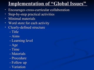 Global Issues Presentation | PPT