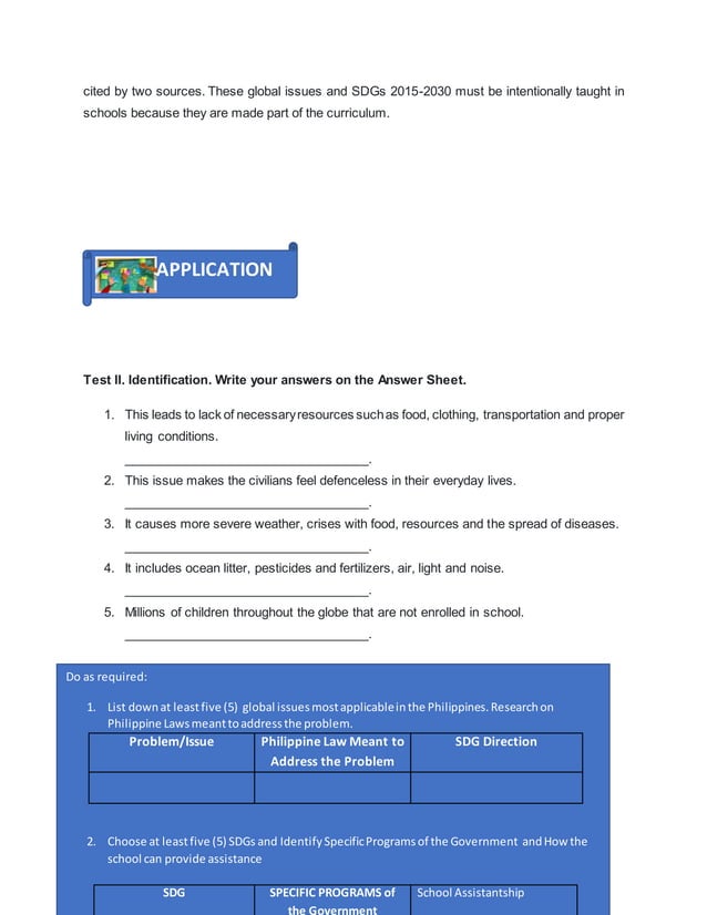 Global Issues That Concern Schools And Society docx Global Issues That Concern Schools And Society docx