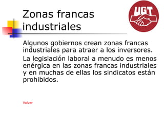 Países en desarrollo versus países industrializados   