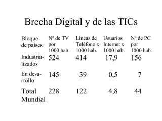 Brecha Digital y de las TICs 