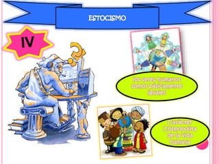 los seres humanos
somos básicamente
iguales
Carácter
Cosmopolita
de la vida
humana
 