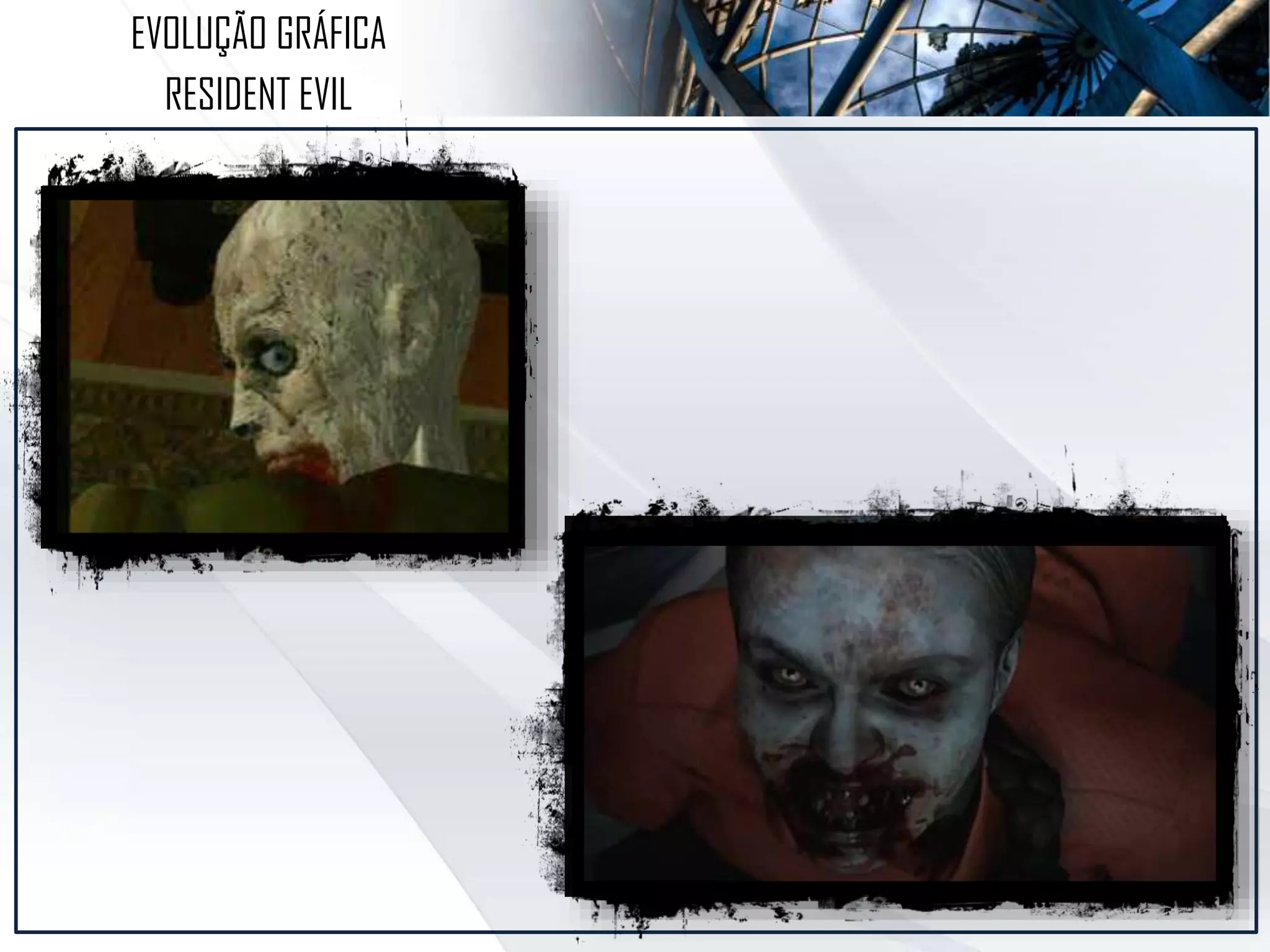 EVOLUÇÃO GRÁFICA
RESIDENT EVIL
 