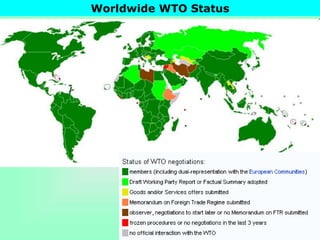 Worldwide WTO Status
 