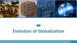 Evolution of Globalization
4
 
