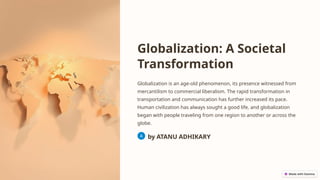 Transform Globalize Globalization-A-Societal-Transformation.pptx