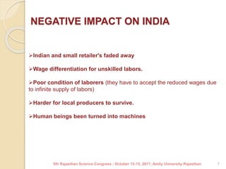 Globalization- Its impact on Indian Economy and Society by Ms. Rani ...