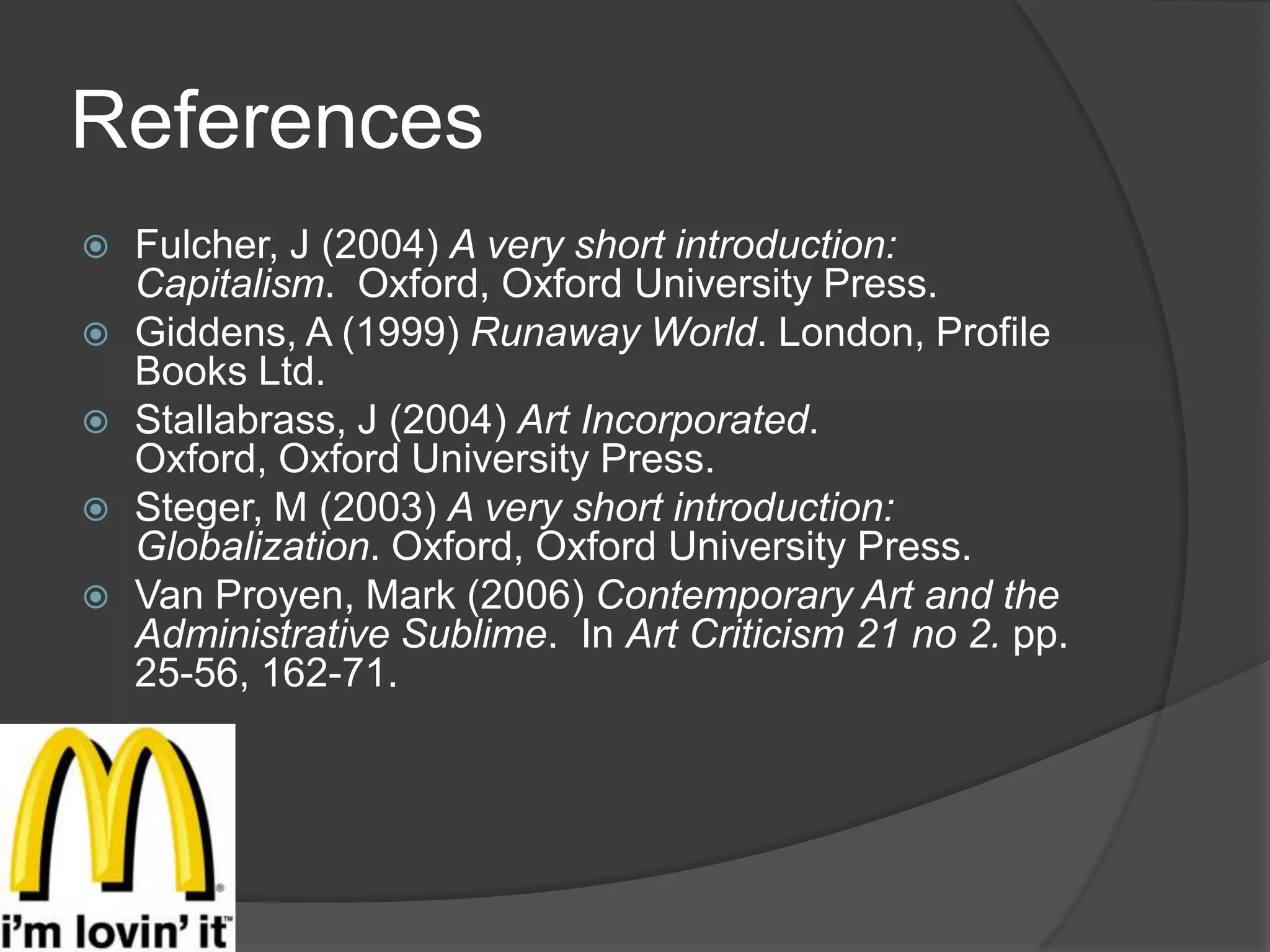 Anti-Globalization“In 1820 the five richest countries in the world were three times as rich as the five poorest.  By 1950, they were 35 times as rich; by 1970, 44 times; and by 1992, 72 times.”(Fulcher 2004, p.98)  