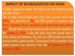 Increase in the share of the world economy controlled by multinational corporations