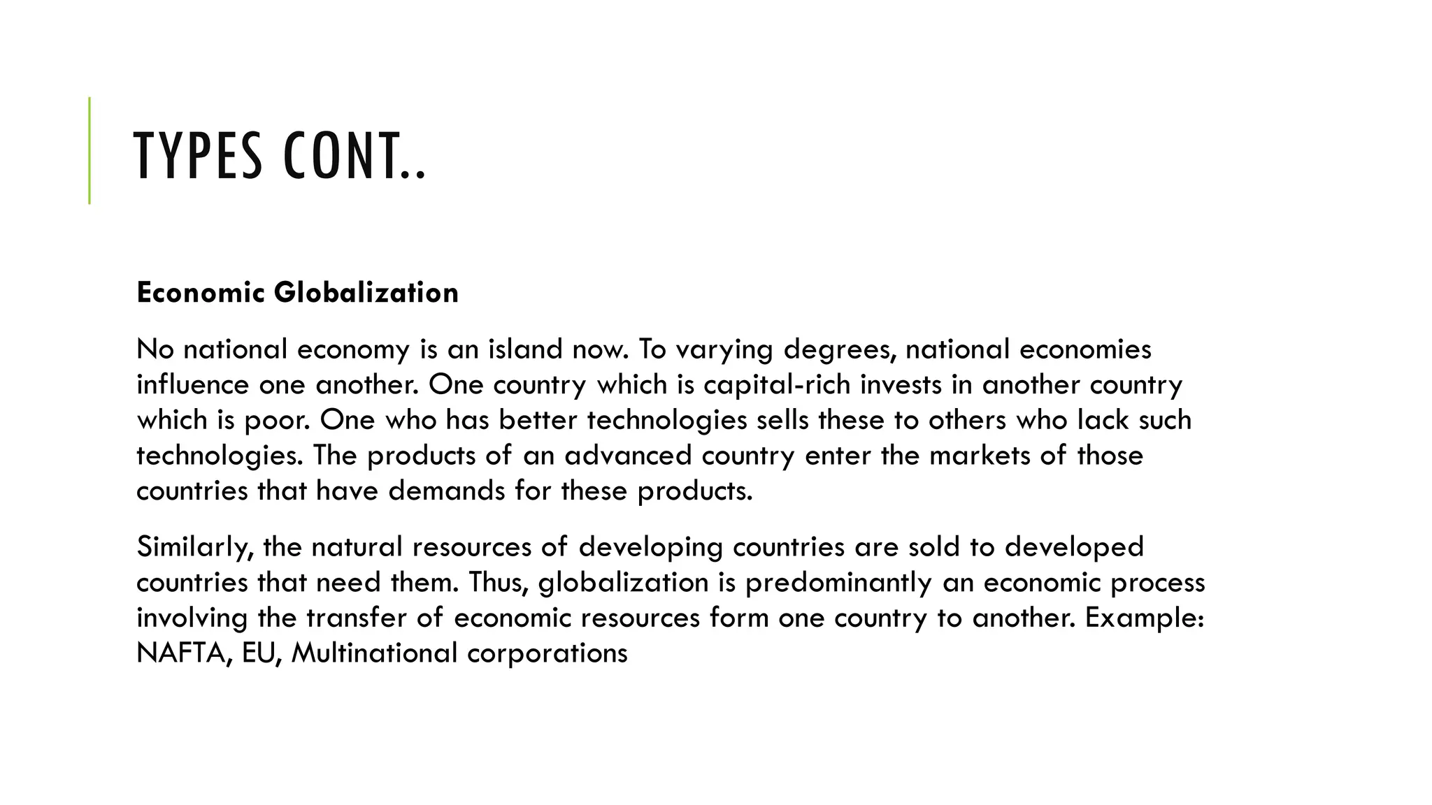 Globalization Development In Africa Pptx