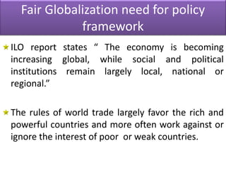 Fair Globalization Example Globalization | PPTX